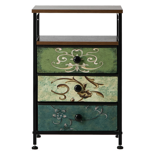 Vanderco 3 Drawer Bedside Table