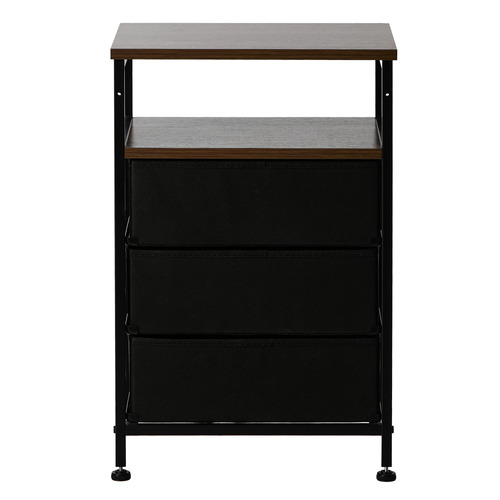 Vanderco 3 Drawer Bedside Table