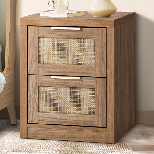 Benkendorf 2 Drawer Bedside Table