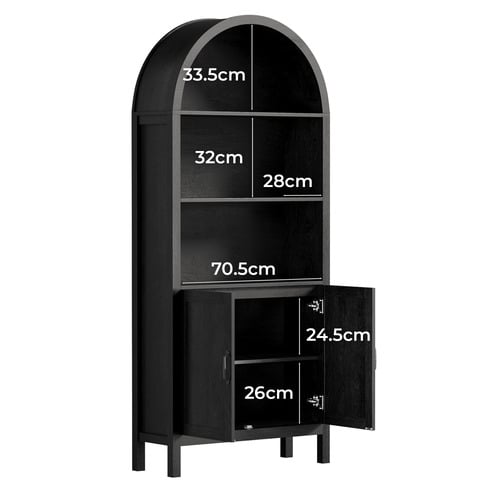 Pacieco 3 Shelf Bookcase
