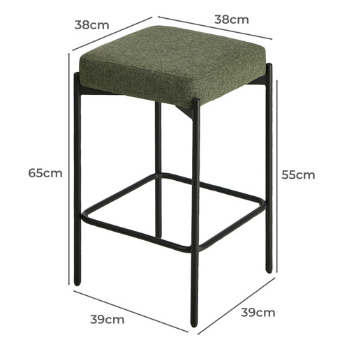65cm Scullin Linen Counter Stools