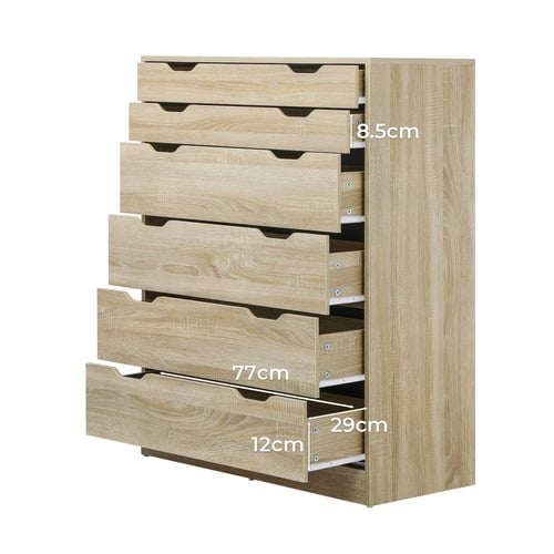 Dianne 6 Drawer Tallboy