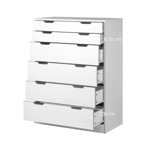 Dianne 6 Drawer Tallboy
