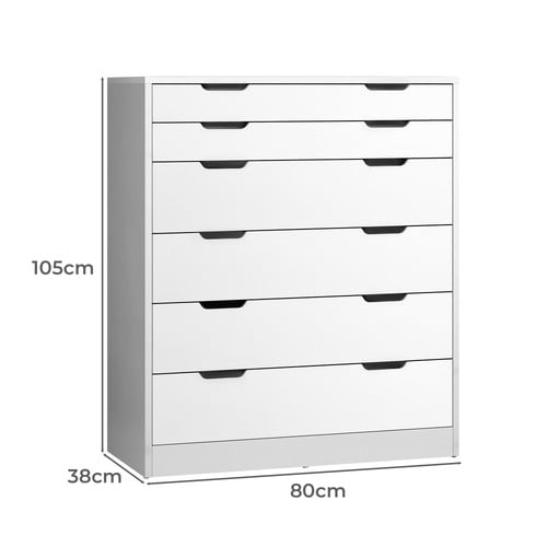 Dianne 6 Drawer Tallboy