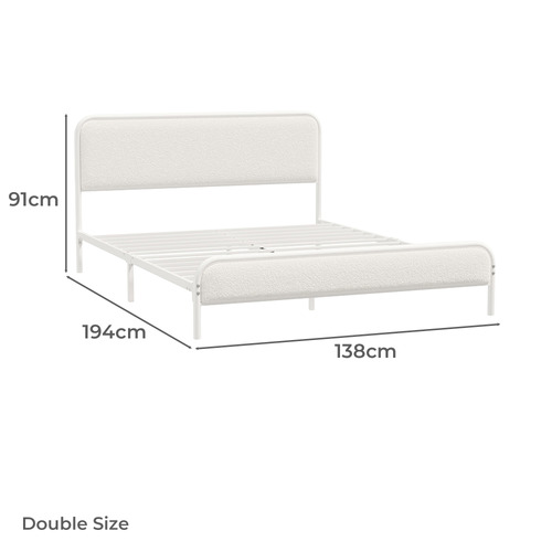Gabrielle Sherpa Platform Bed