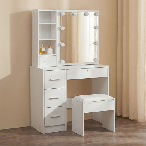 2 Piece Emily Dressing Table & Stool Set