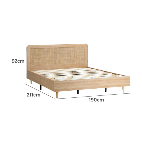 Dahlia Rubberwood Bed Frame