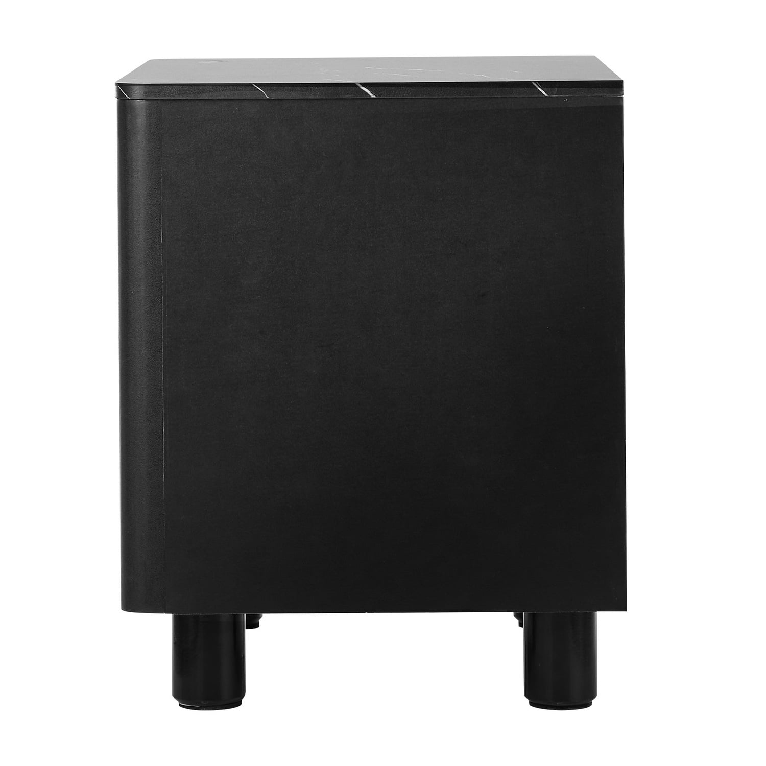Coney Faux Marble Bedside Table