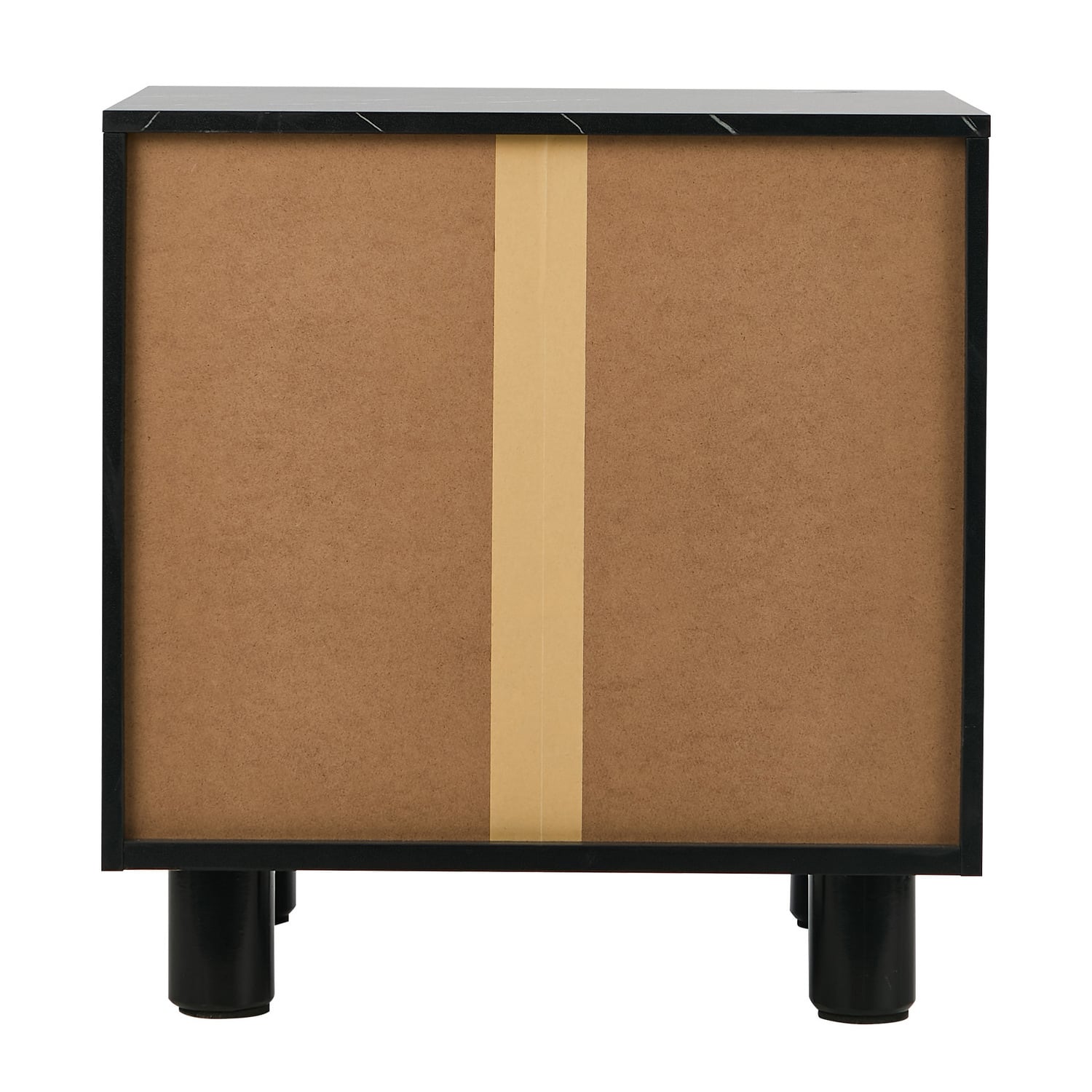 Coney Faux Marble Bedside Table
