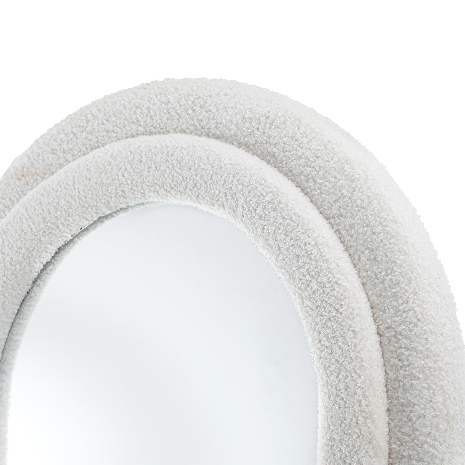 Saige Arched Boucle Full Length Mirror