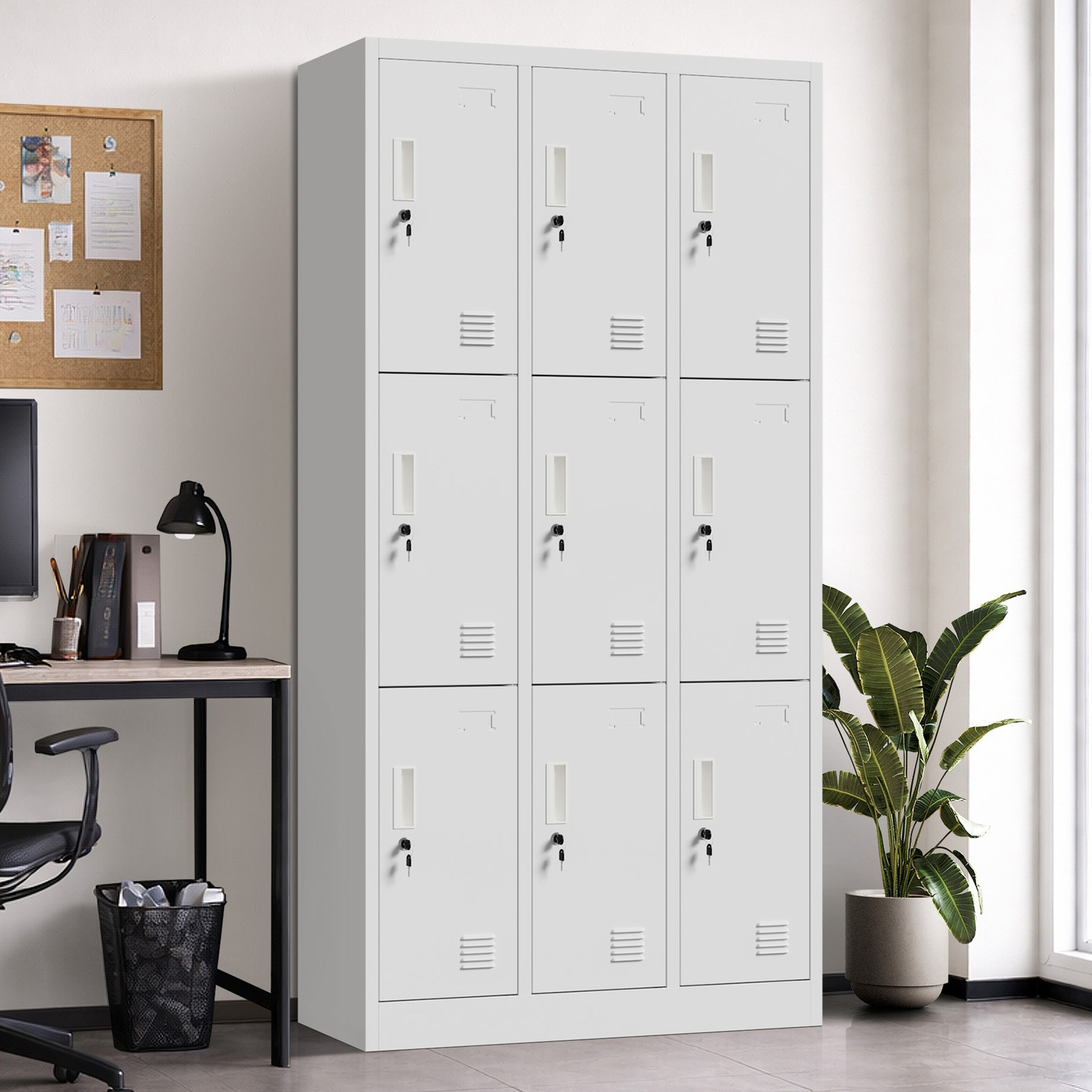 Edoardo 9 Door Steel Locker