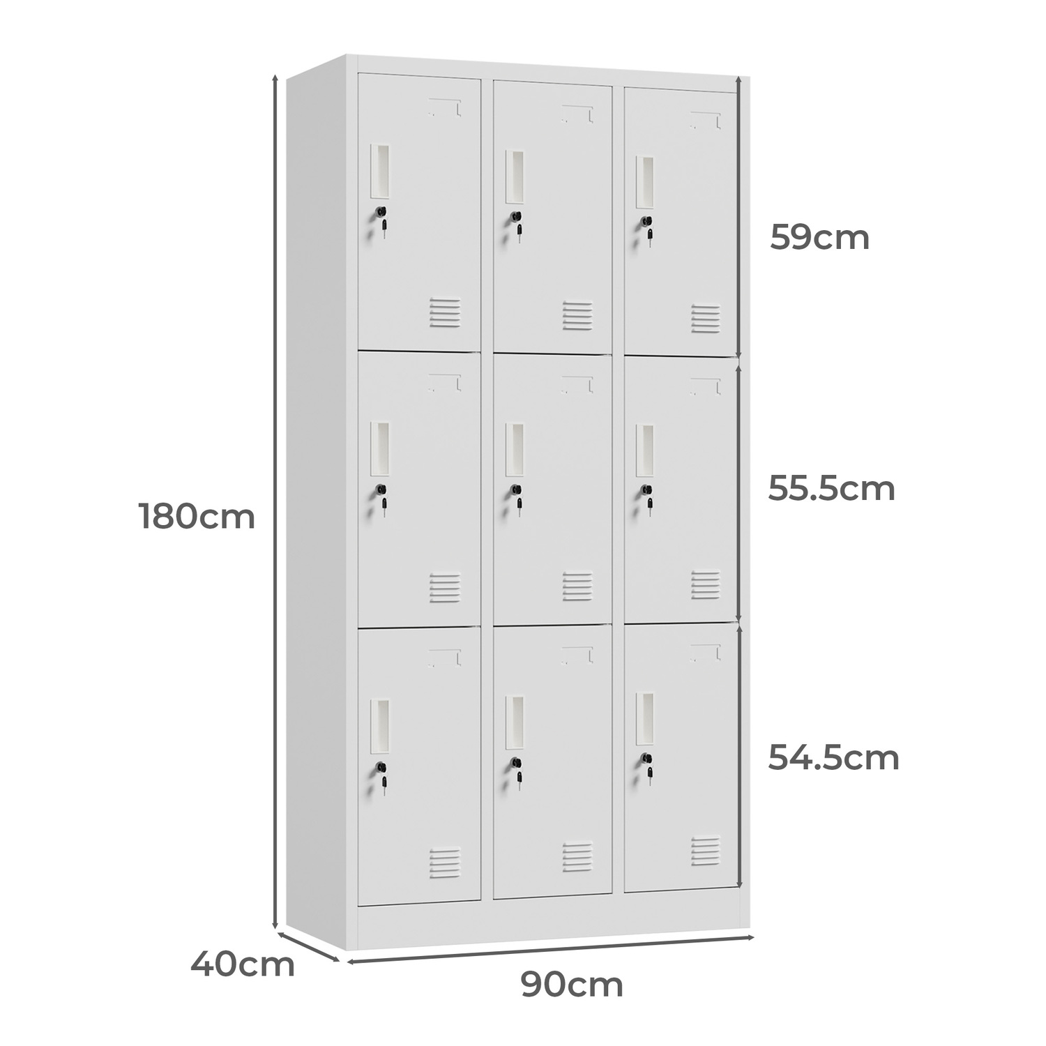 Edoardo 9 Door Steel Locker