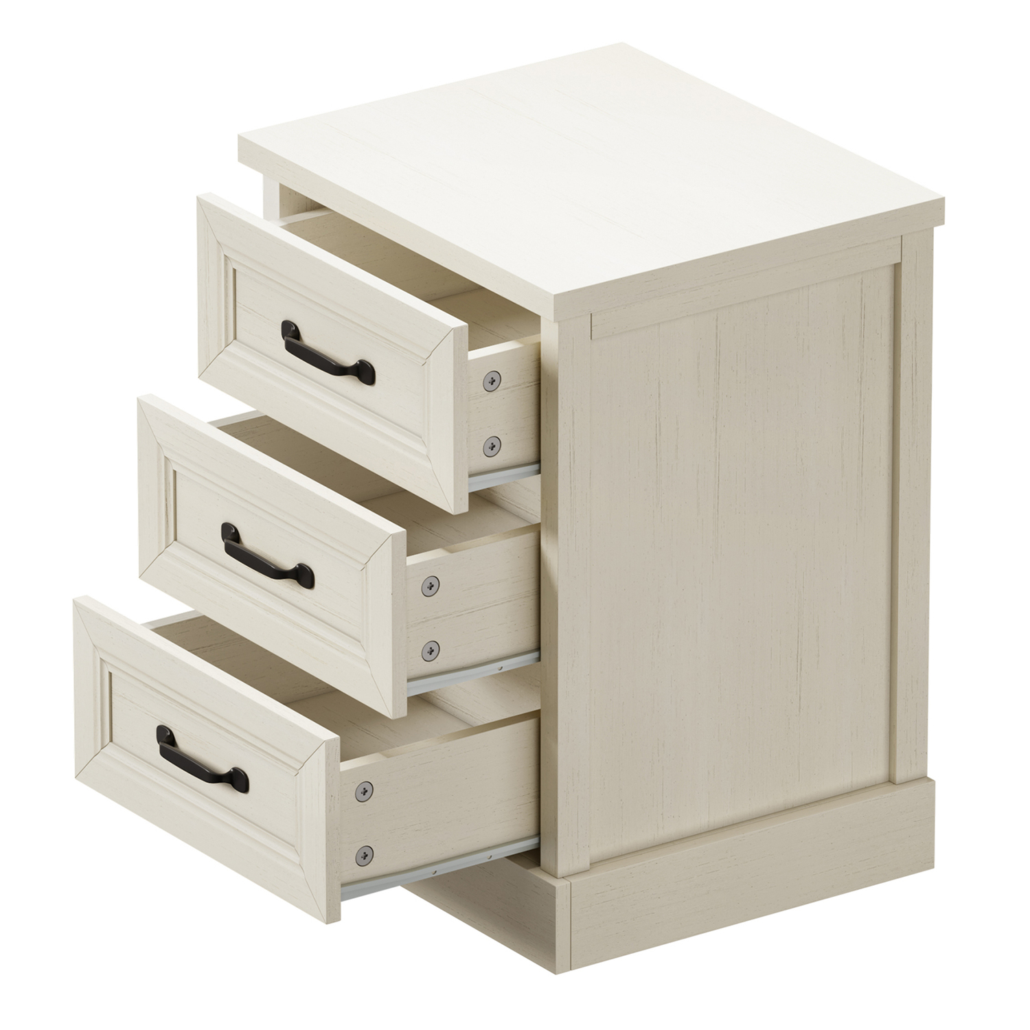 Somer 3 Drawer Bedside Table