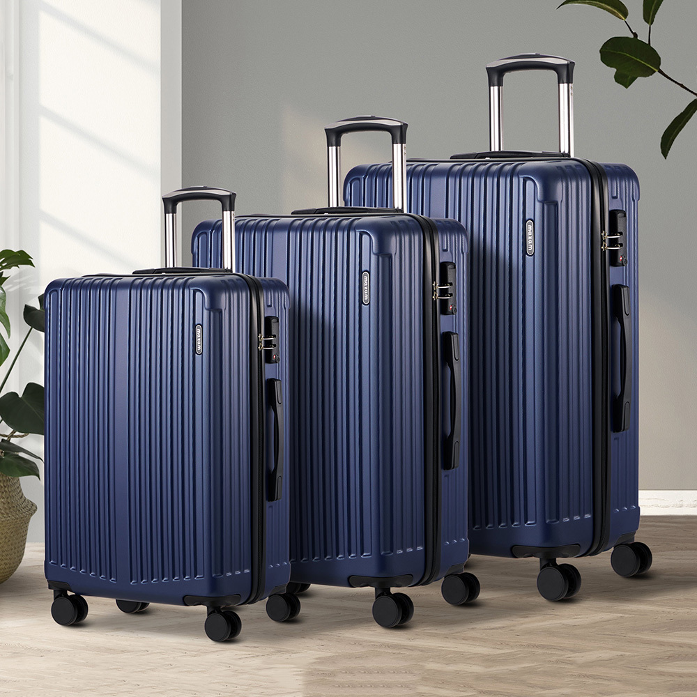 3 Piece Pink Deanna Luggage Set