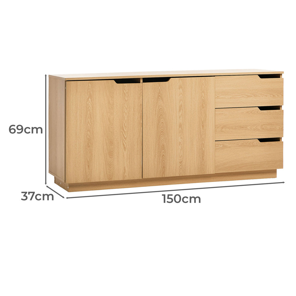 Halden 2 Door 3 Drawer Sideboard