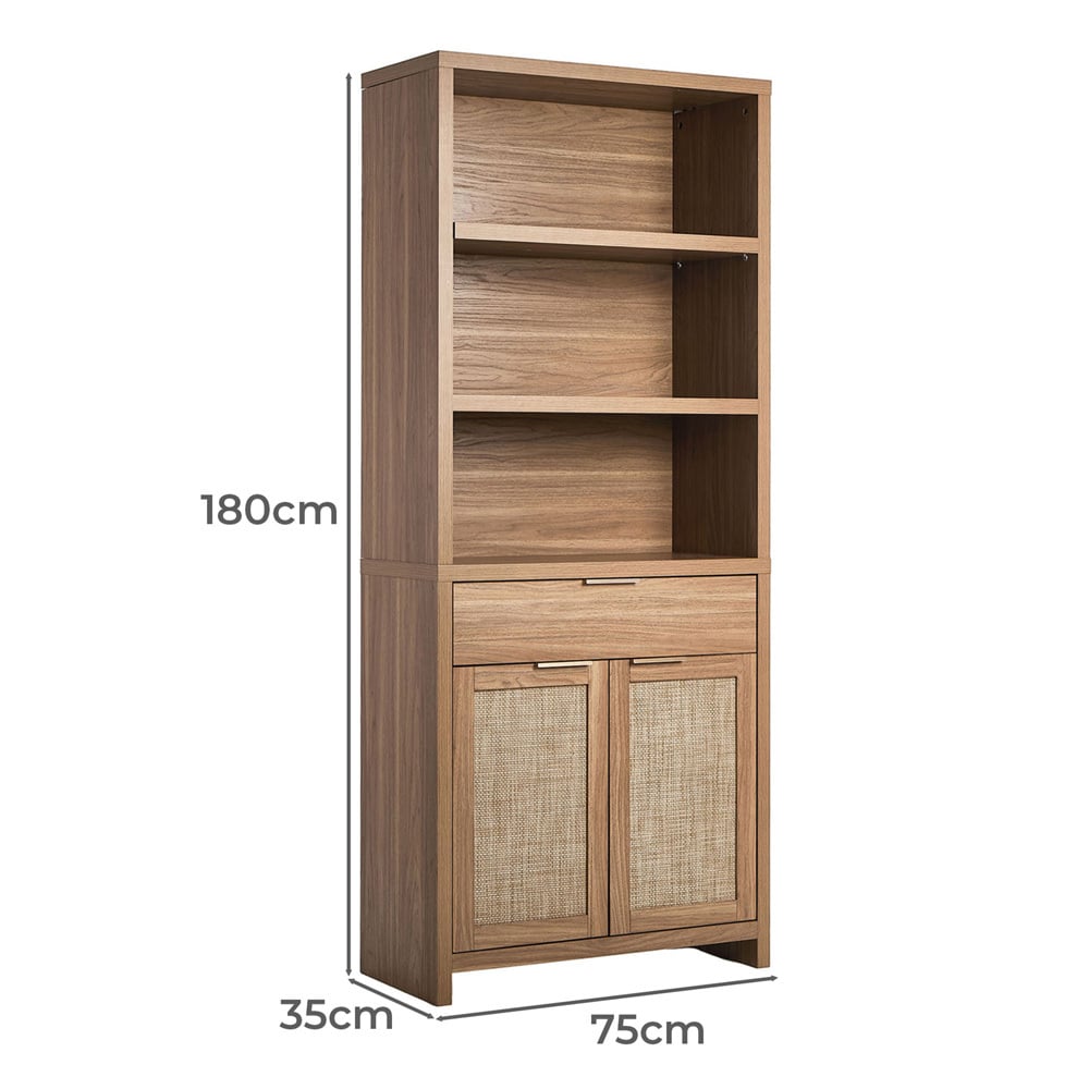 Weller 3 Shelf Bookcase