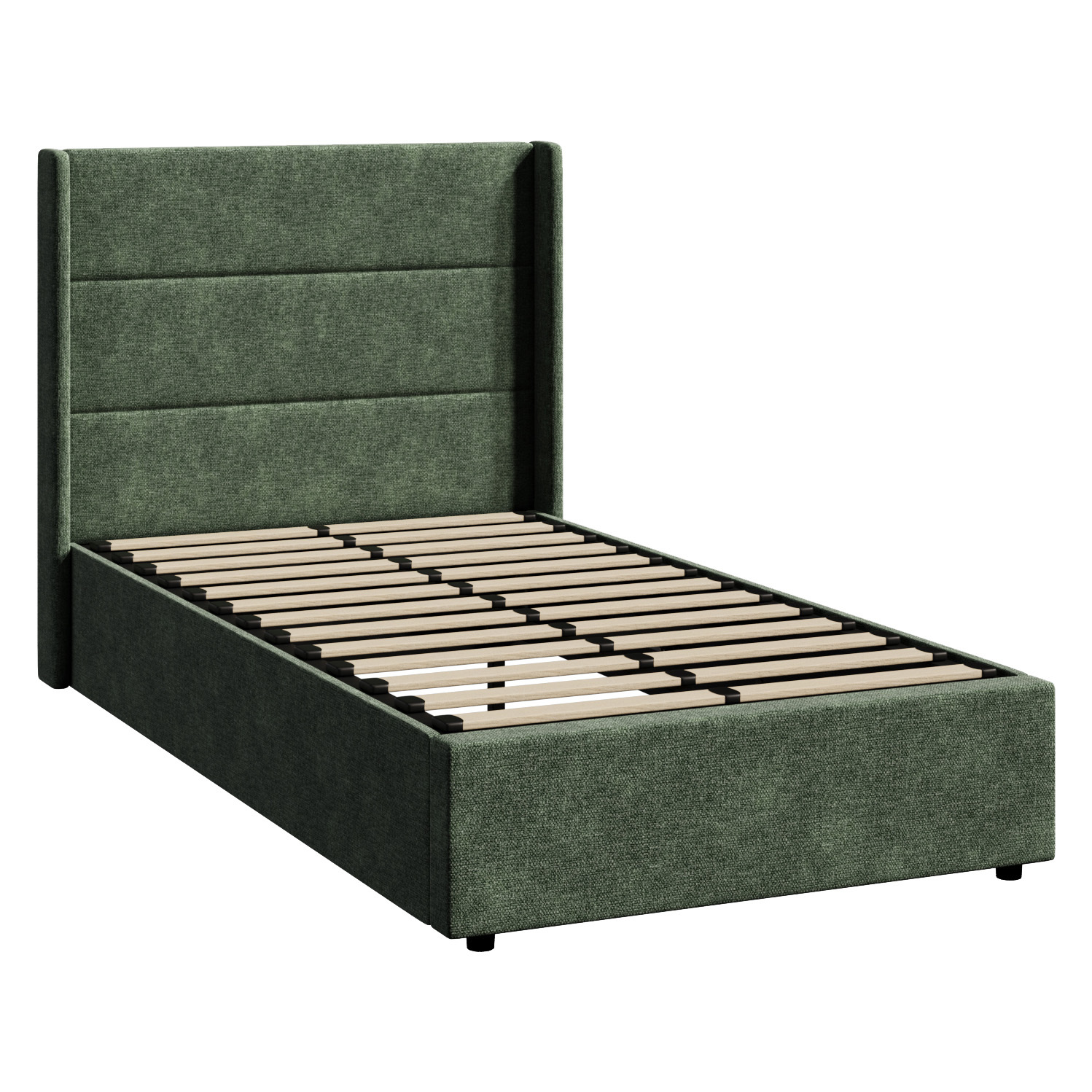 Ciaran Chenille Gas Lift Storage Bed