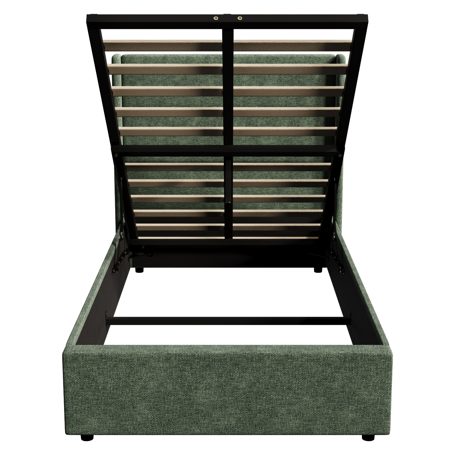 Ciaran Chenille Gas Lift Storage Bed