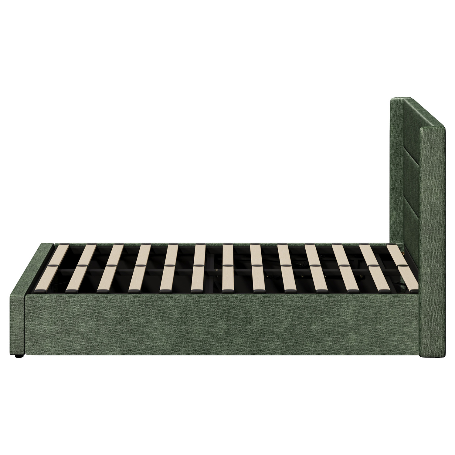 Ciaran Chenille Gas Lift Storage Bed