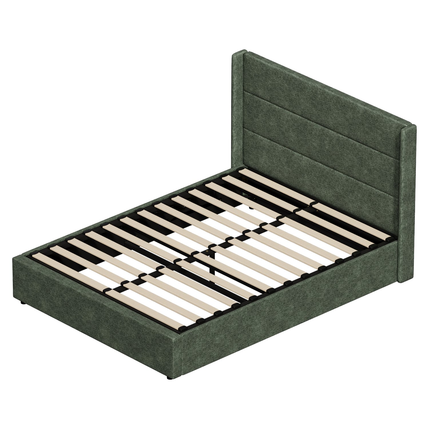 Ciaran Chenille Gas Lift Storage Bed