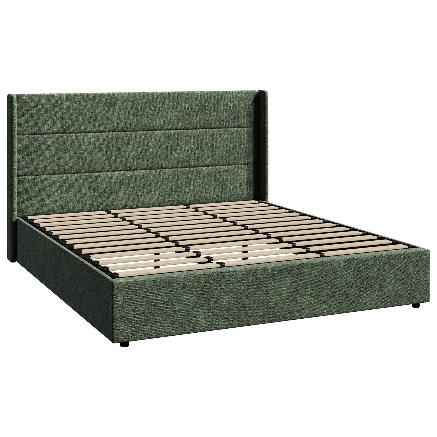 Ciaran Chenille Gas Lift Storage Bed