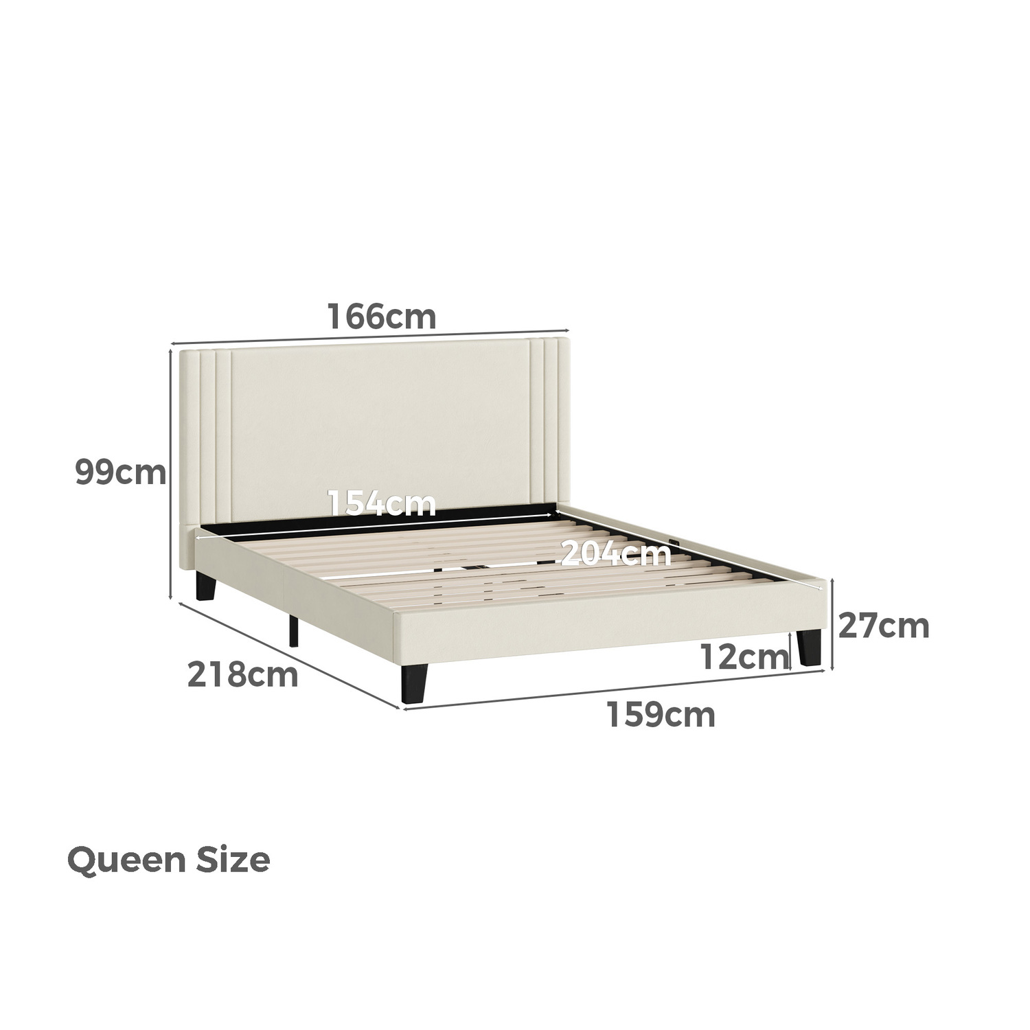 Anatol Velvet Platform Bed