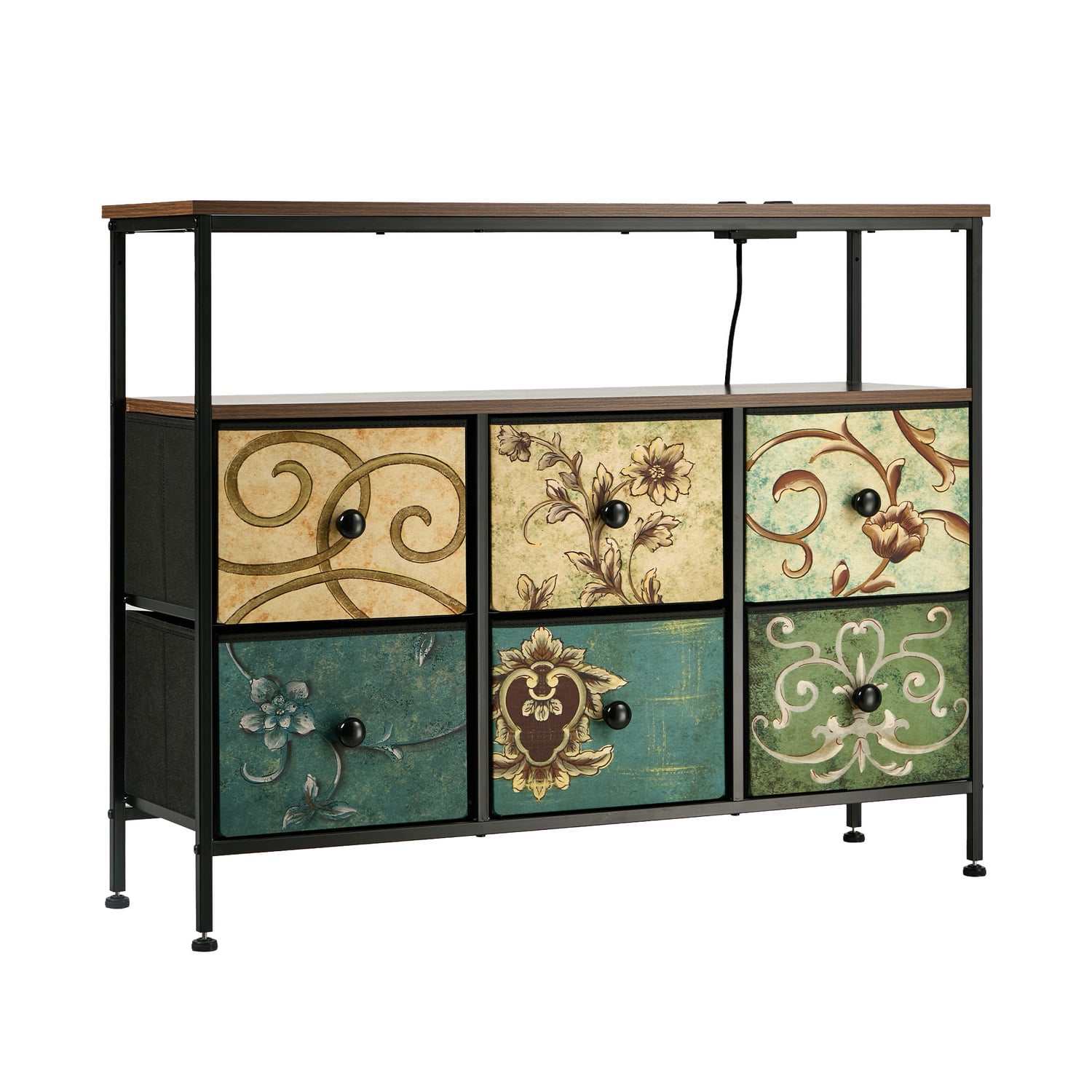 Vanderco 6 Drawer Chest with Charging Station