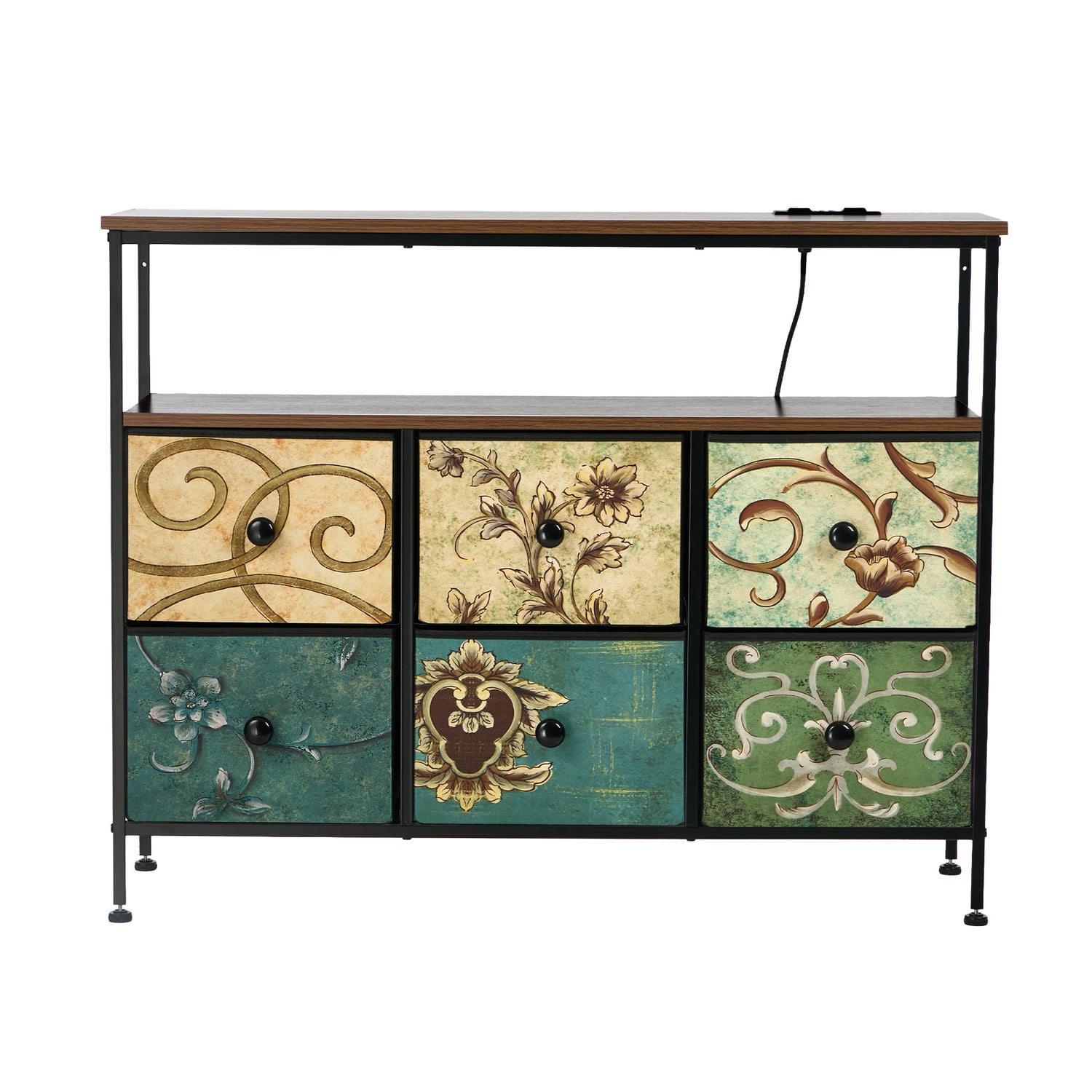 Vanderco 6 Drawer Chest with Charging Station