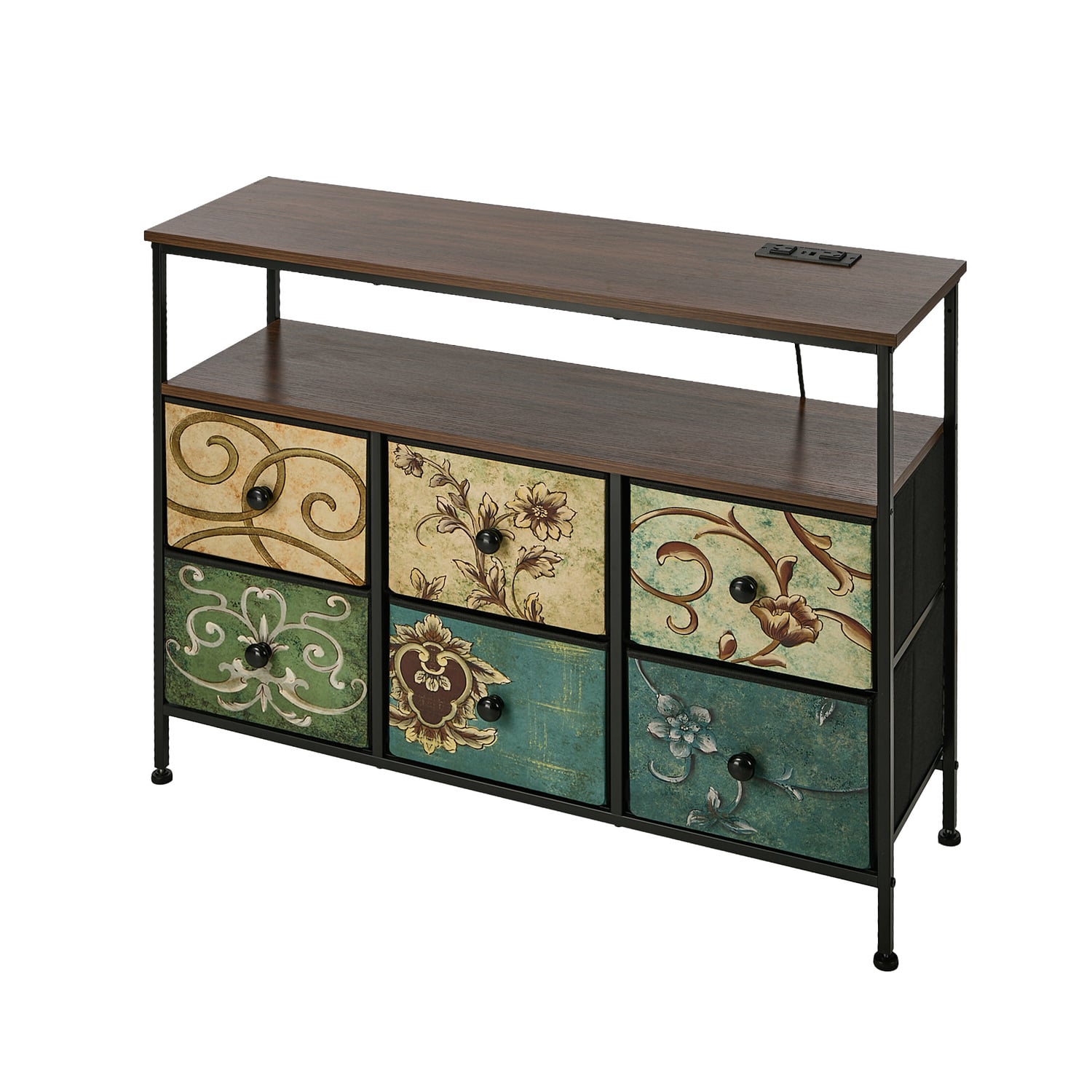 Vanderco 6 Drawer Chest with Charging Station