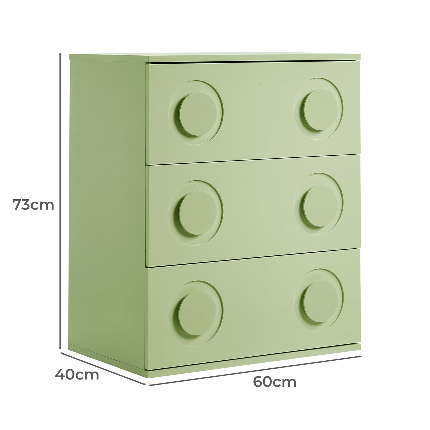 Raya 3 Drawer Chest