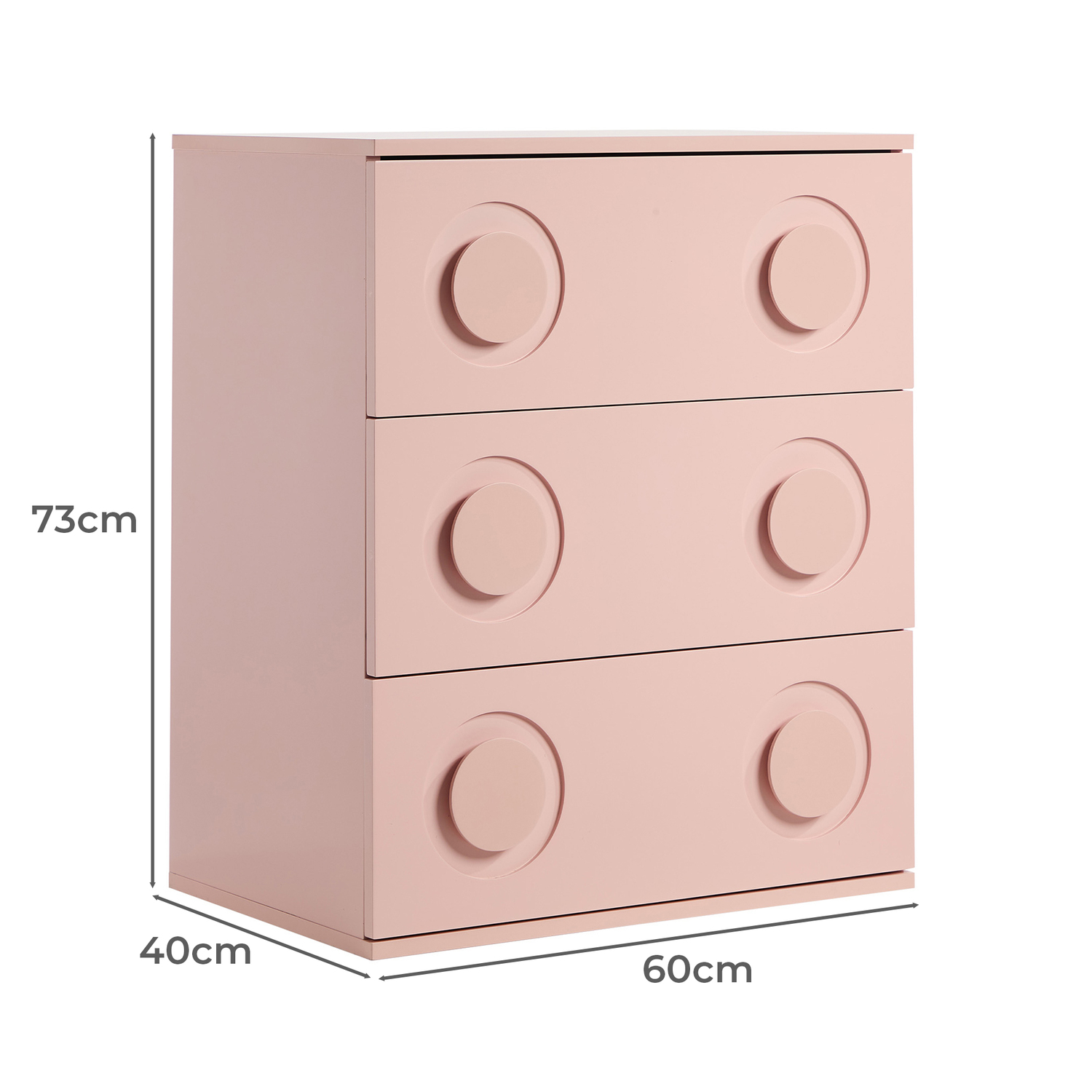 Raya 3 Drawer Chest
