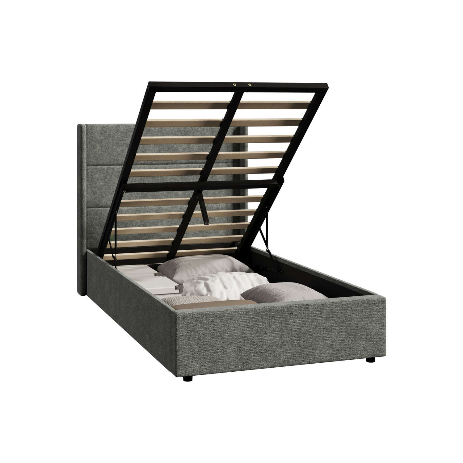 Ciaran-Chenille-Gas-Lift-Storage-Bed