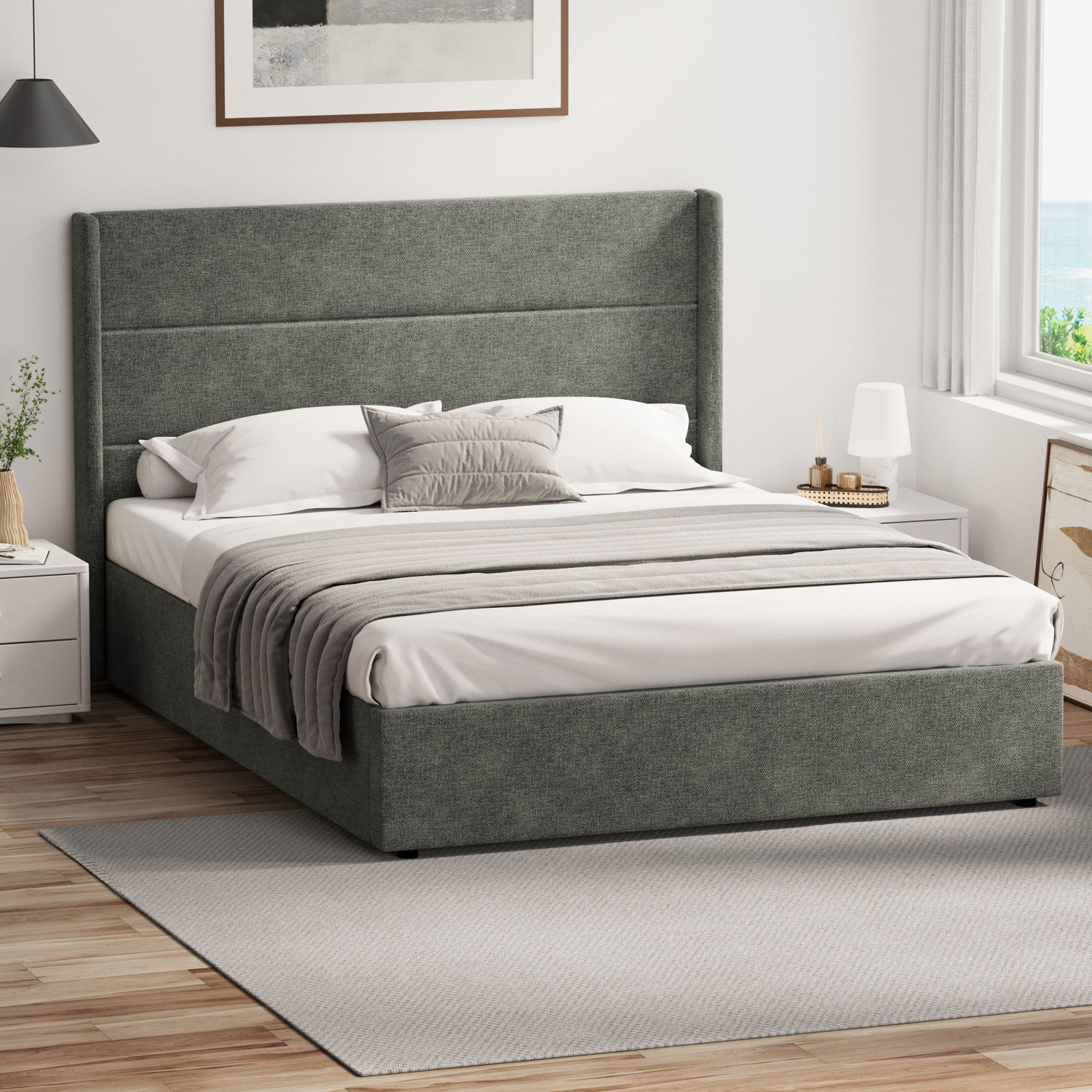 Ciaran-Chenille-Gas-Lift-Storage-Bed