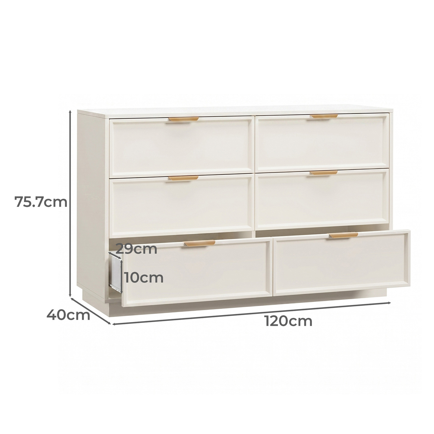 Wellesley 6 Drawer Chest