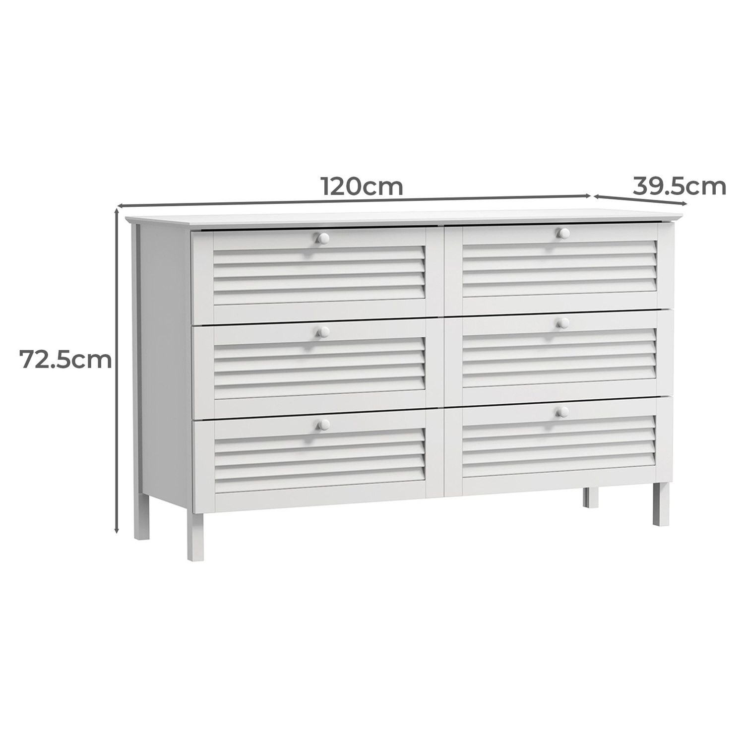 Augusta 6 Drawer Chest