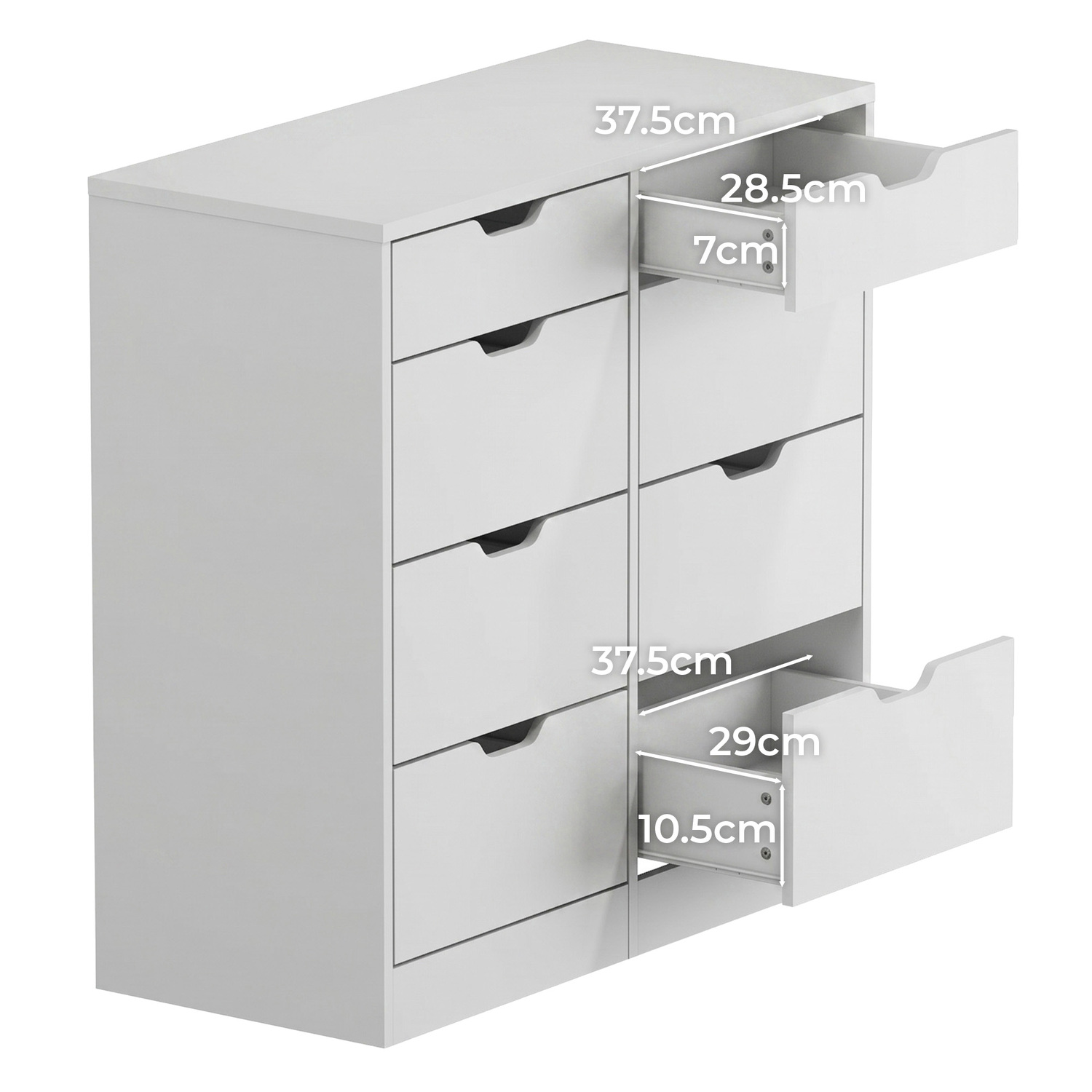 Dianne 8 Drawer Chest