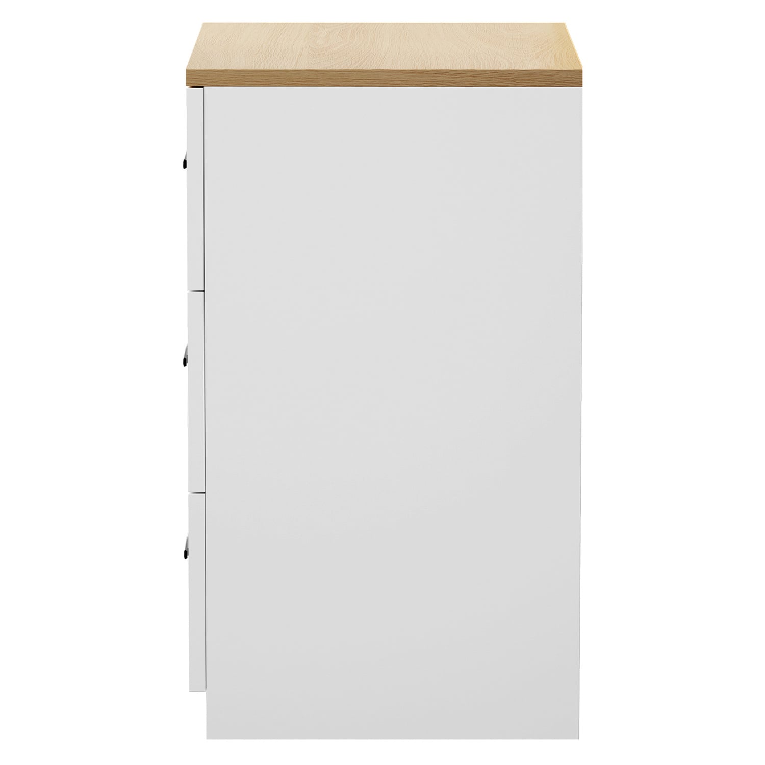 Avery 3 Drawer Bedside Table