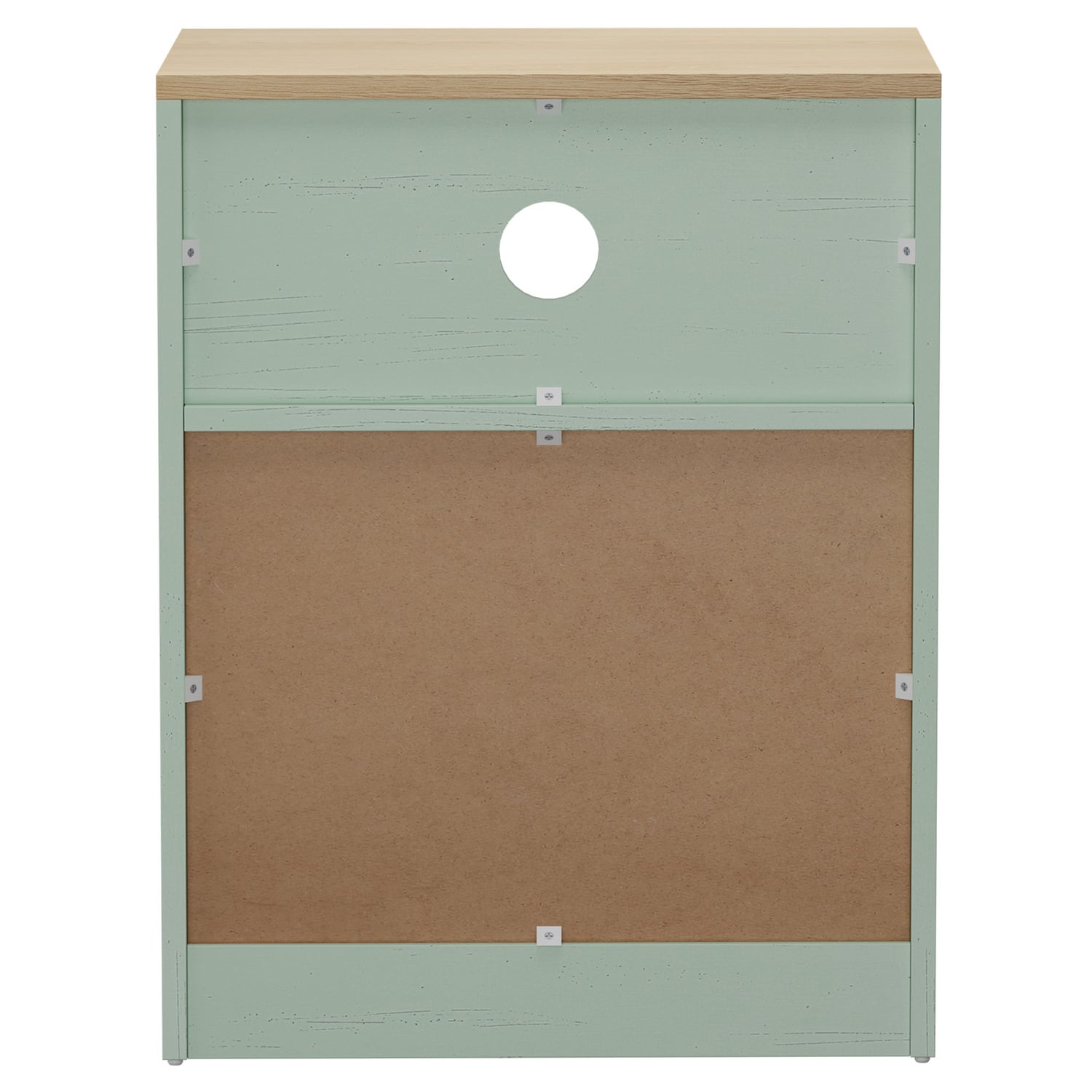 Avery 2 Drawer 1 Shelf Bedside Table