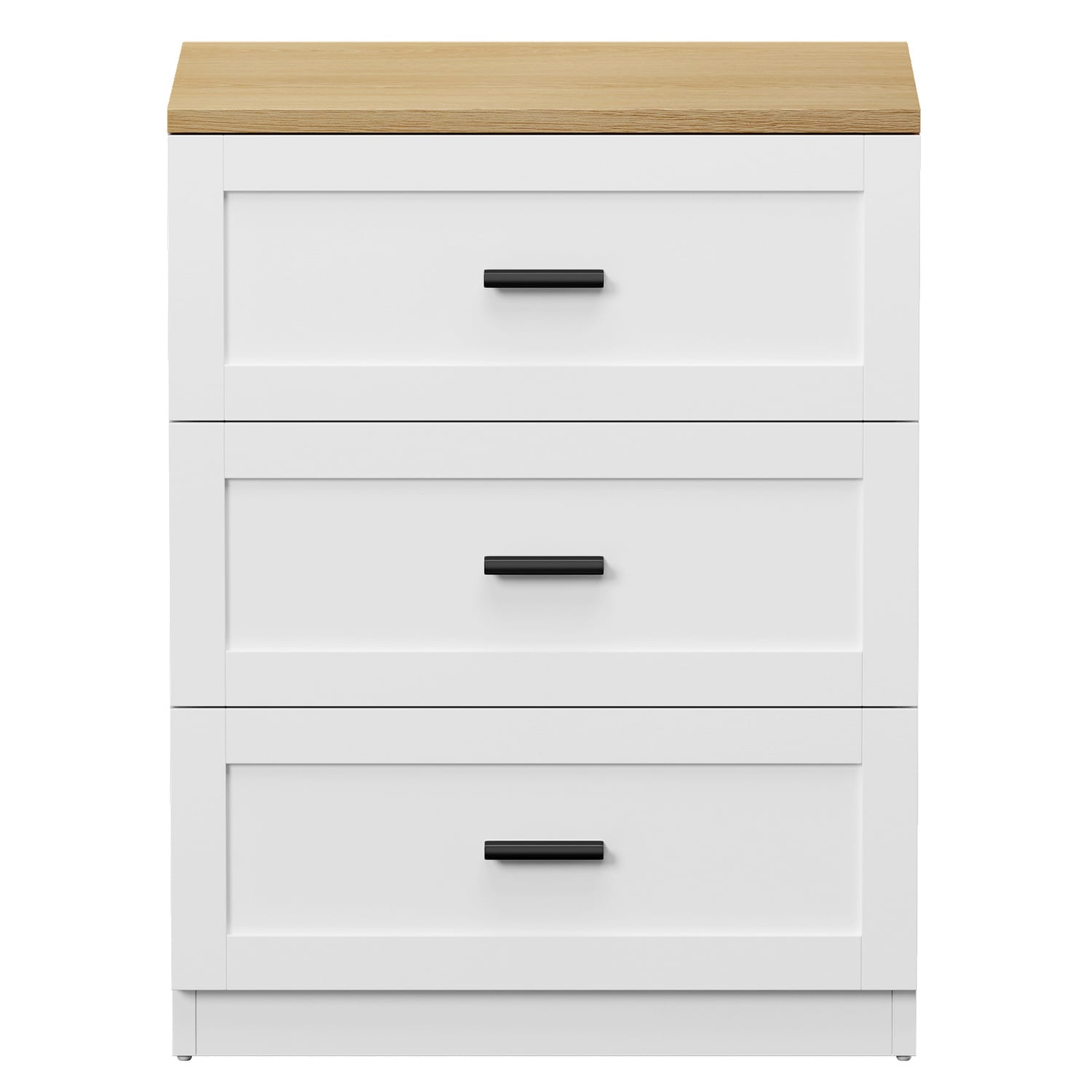 Avery 3 Drawer Bedside Table