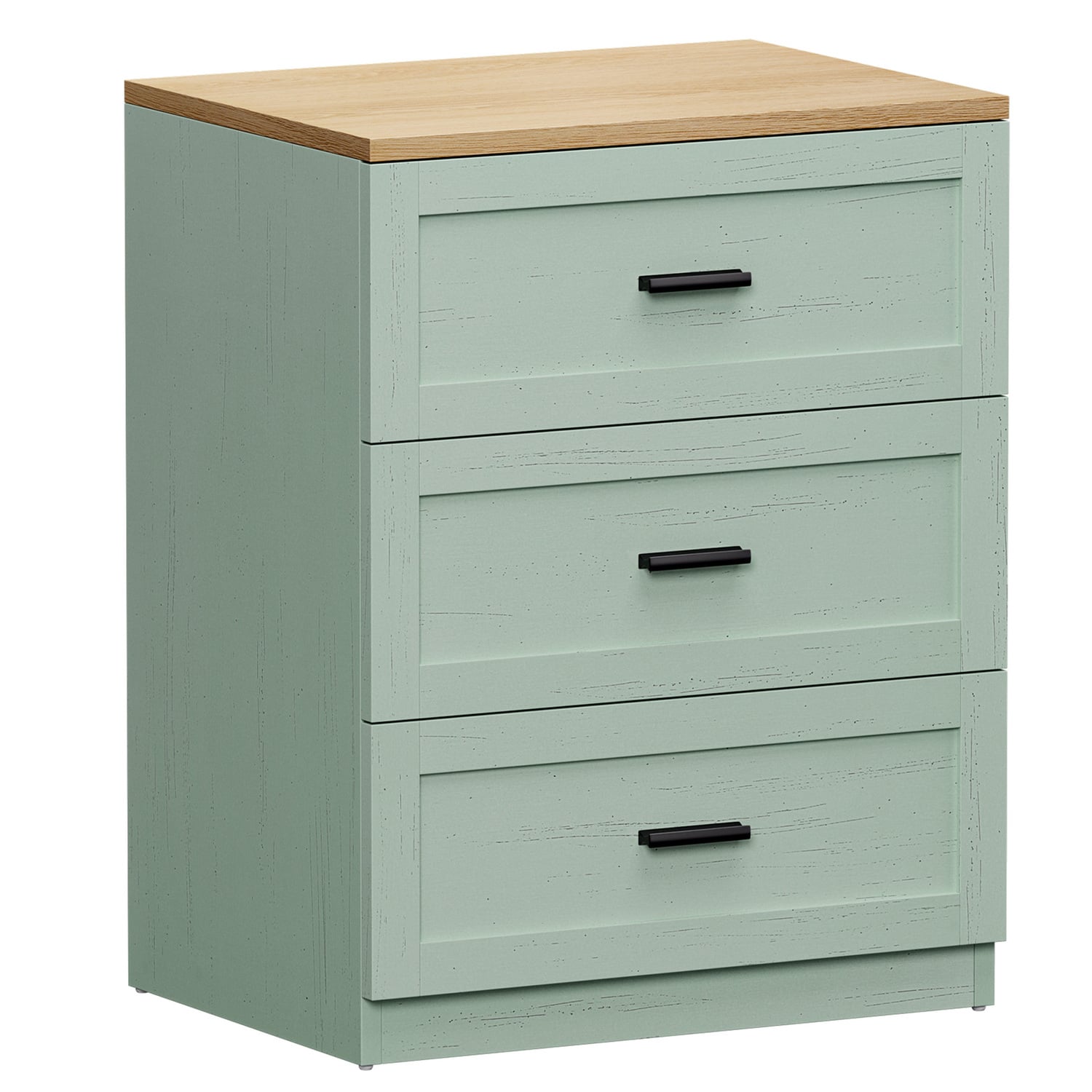 Avery 3 Drawer Bedside Table