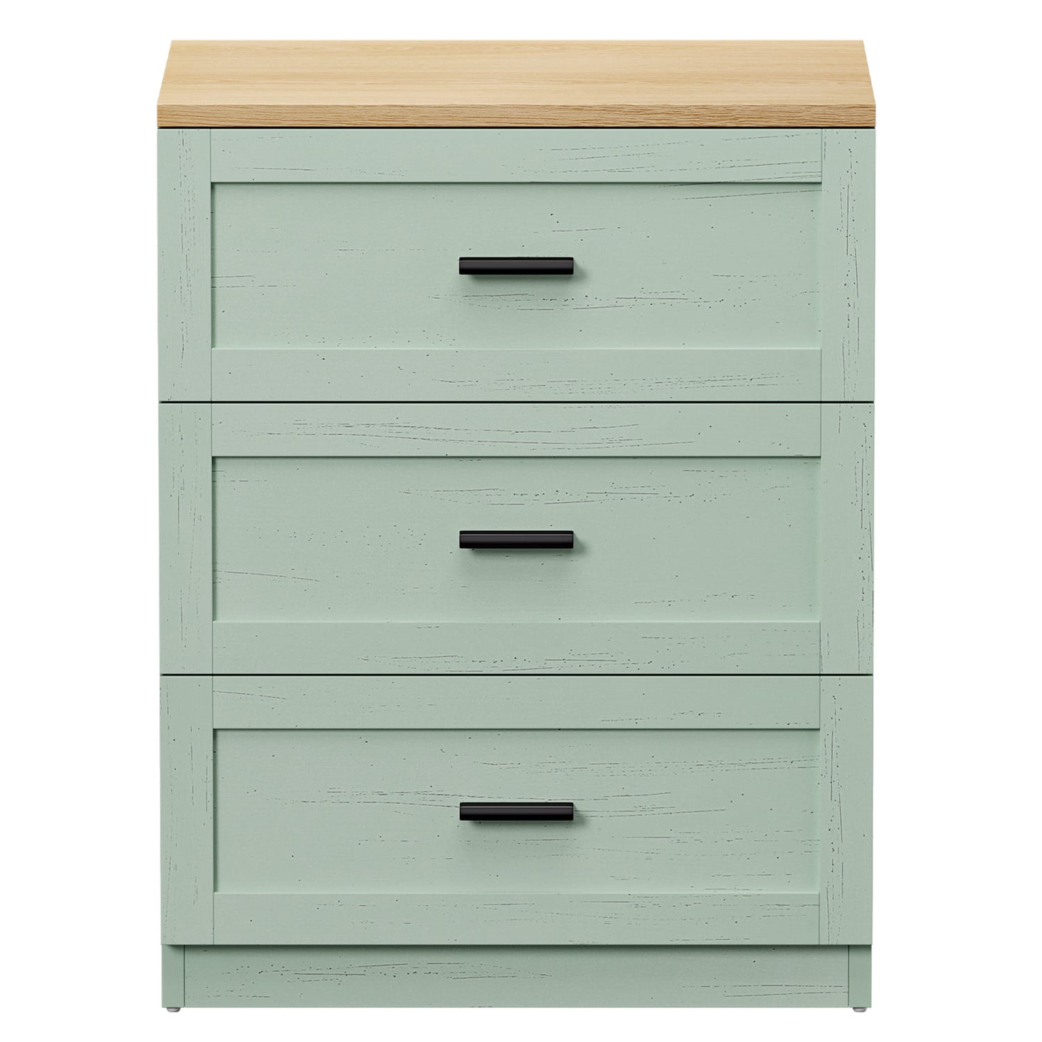 Avery 3 Drawer Bedside Table
