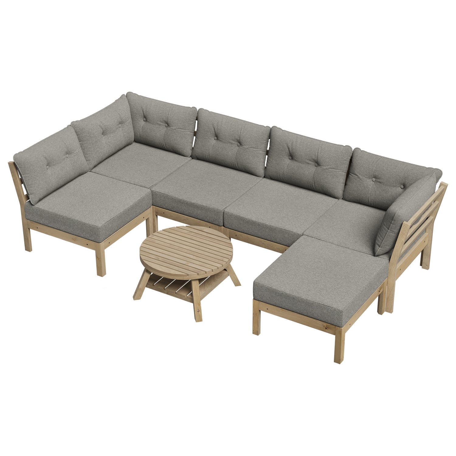 6 Seater Breanna Outdoor Lounge Set