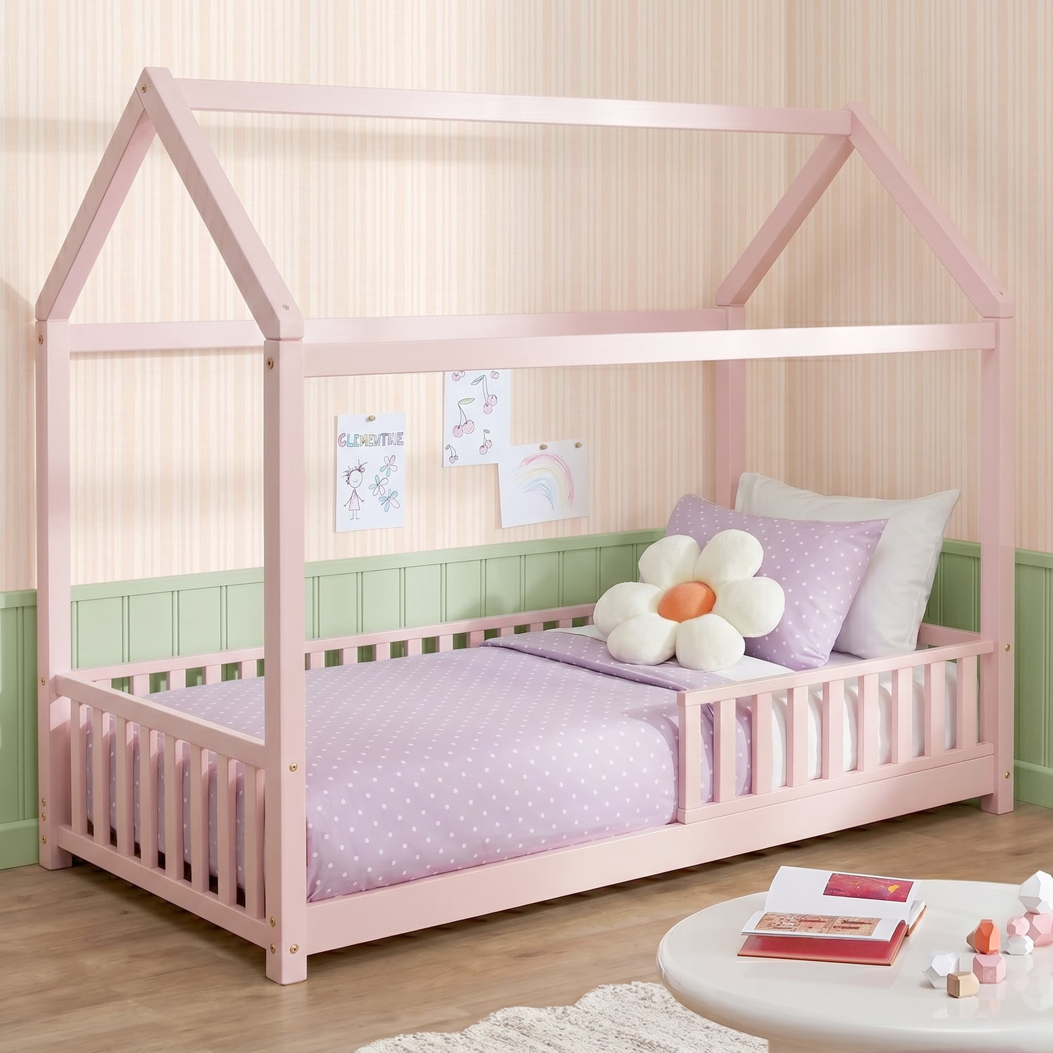 Luther Kids' House Bed Frame