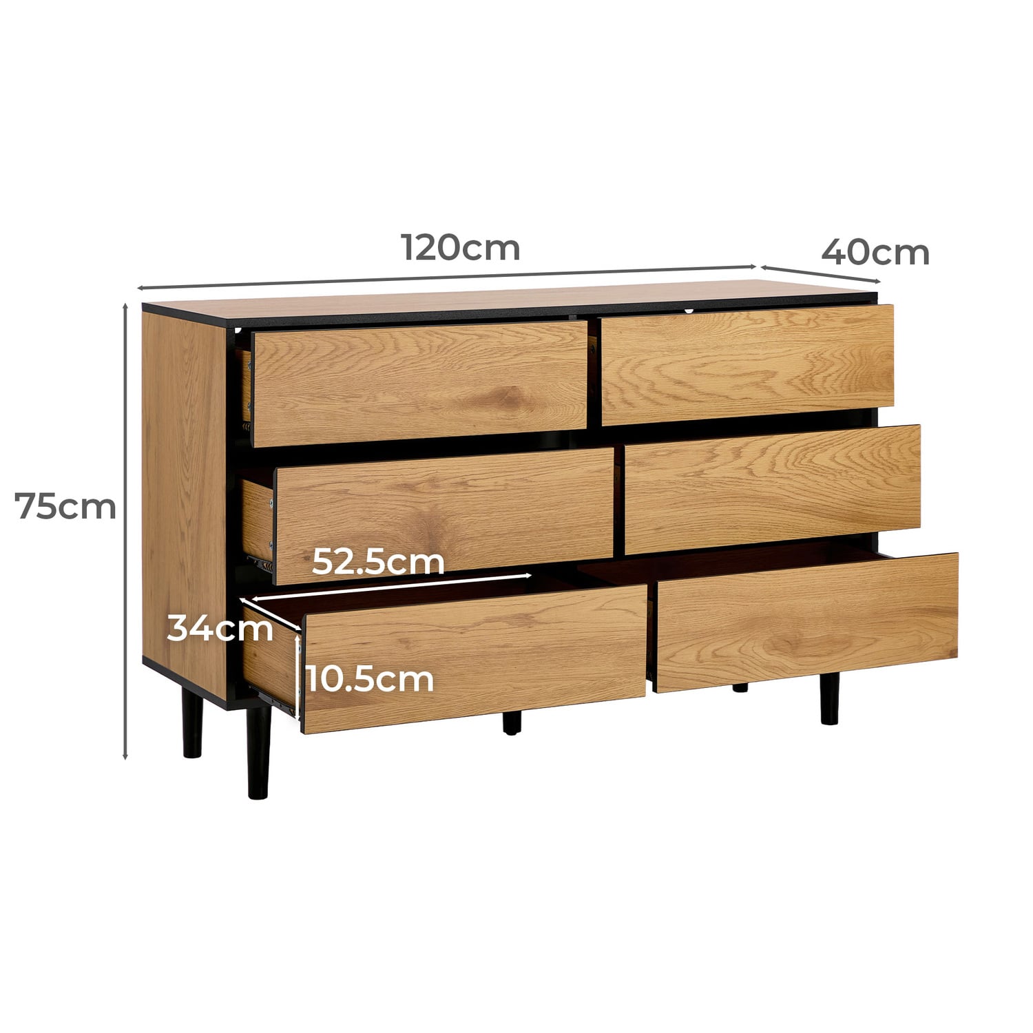 Barnes 6 Drawer Chest