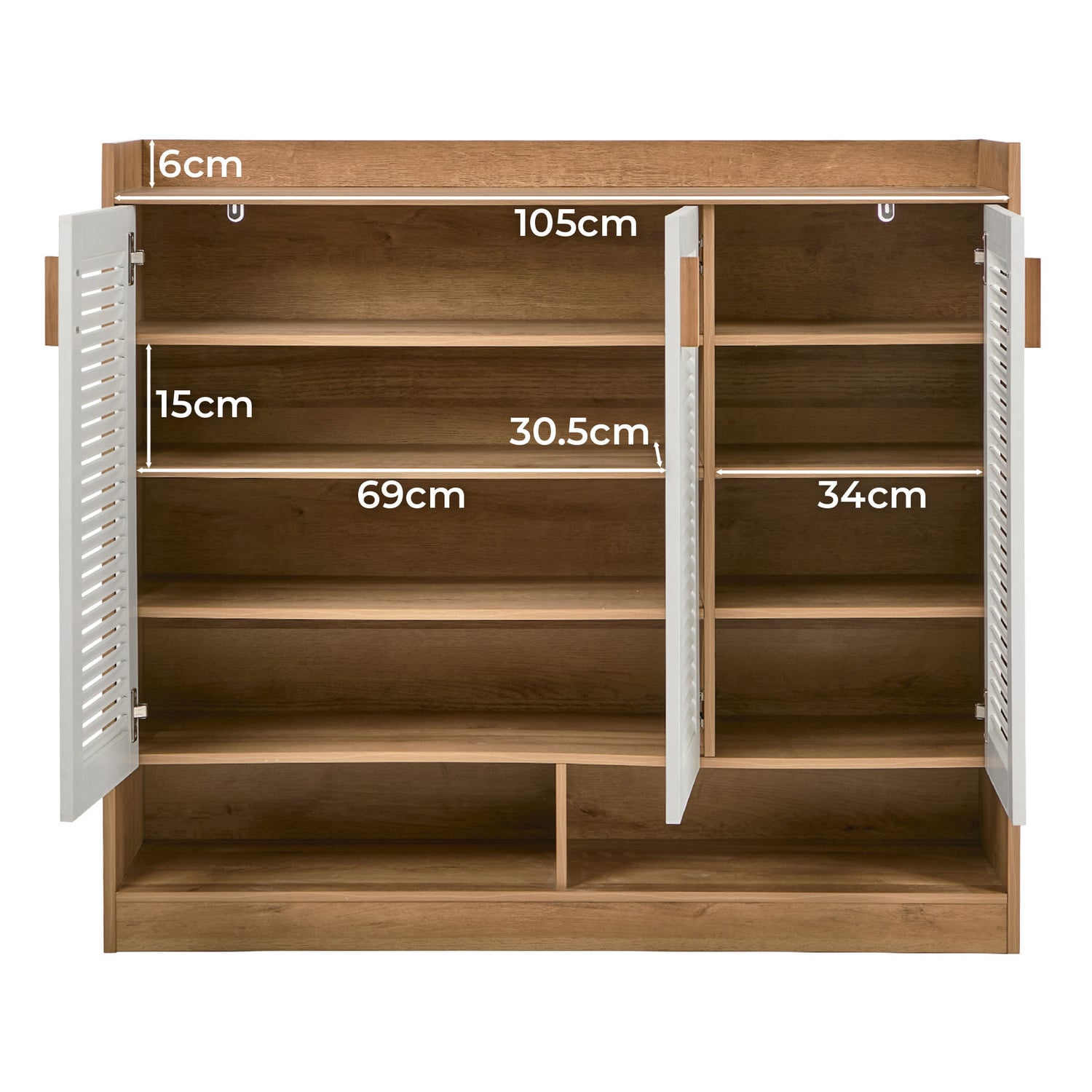 Tatum 3 Door Shoe Cabinet