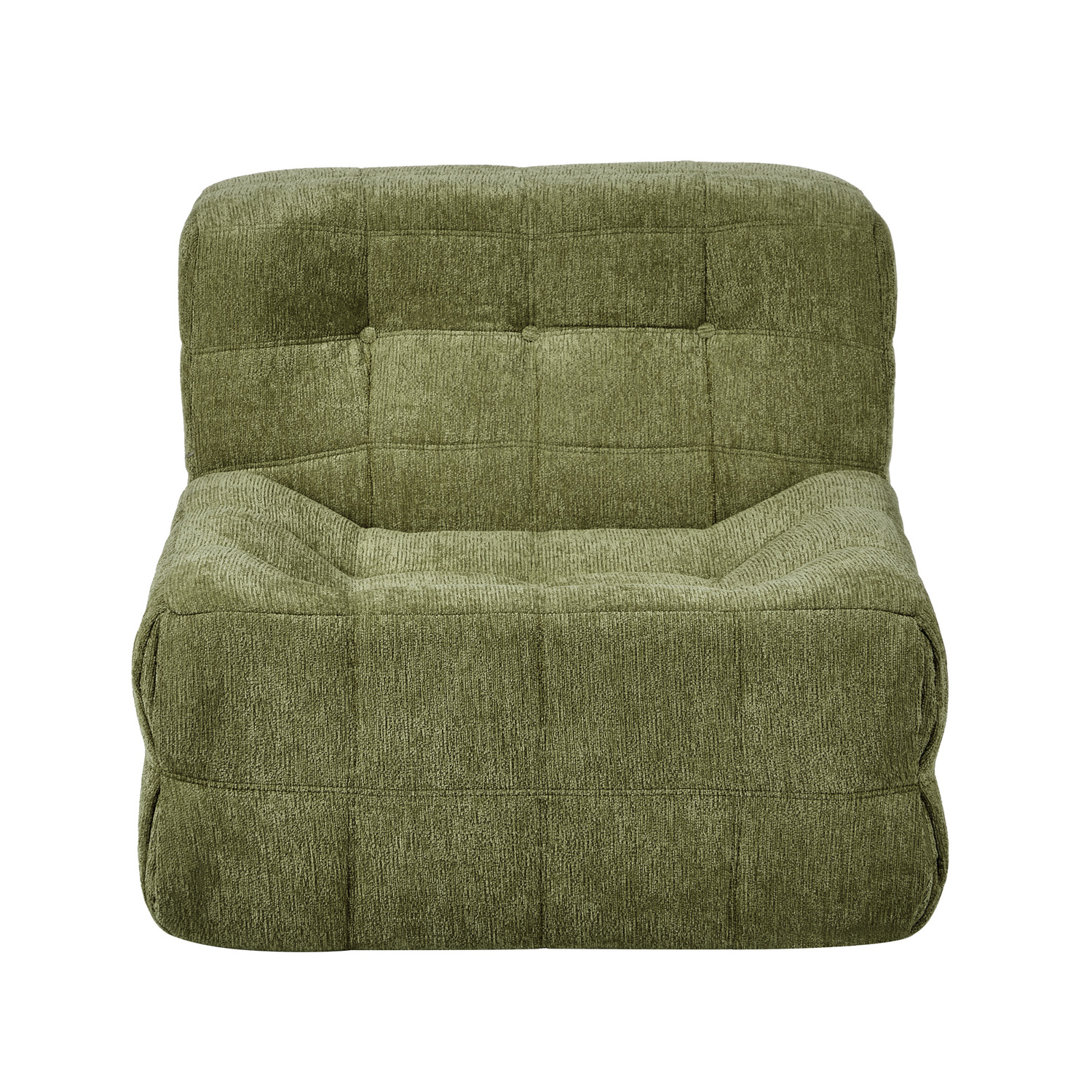 Zephyr Chenille Armless Lounge Chair