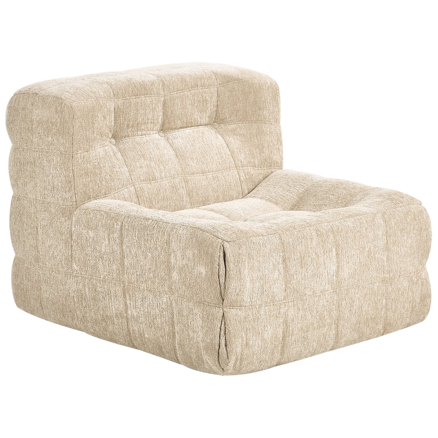 Zephyr Chenille Armless Lounge Chair