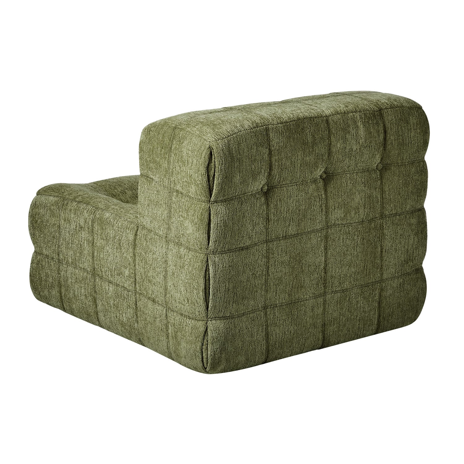 Zephyr Chenille Armless Lounge Chair