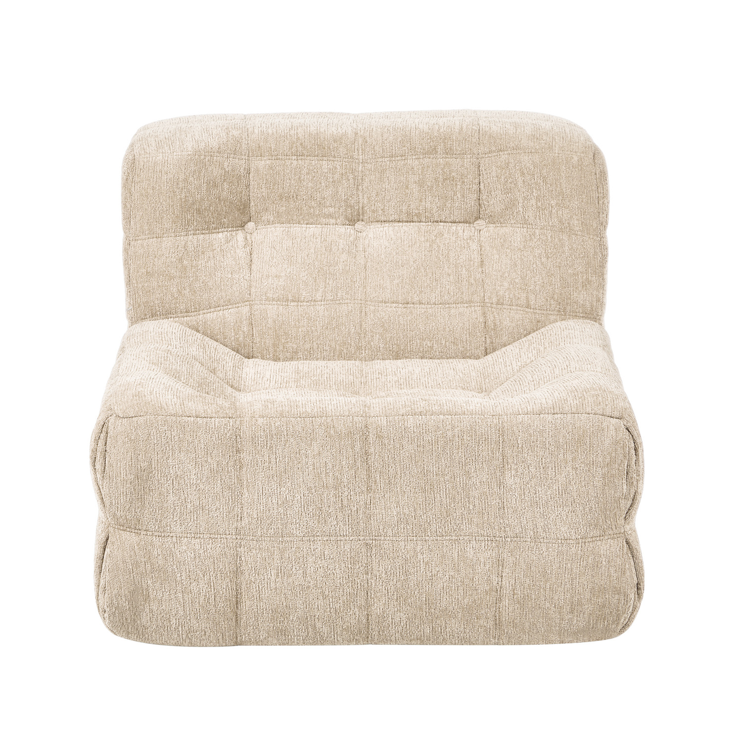 Zephyr Chenille Armless Lounge Chair
