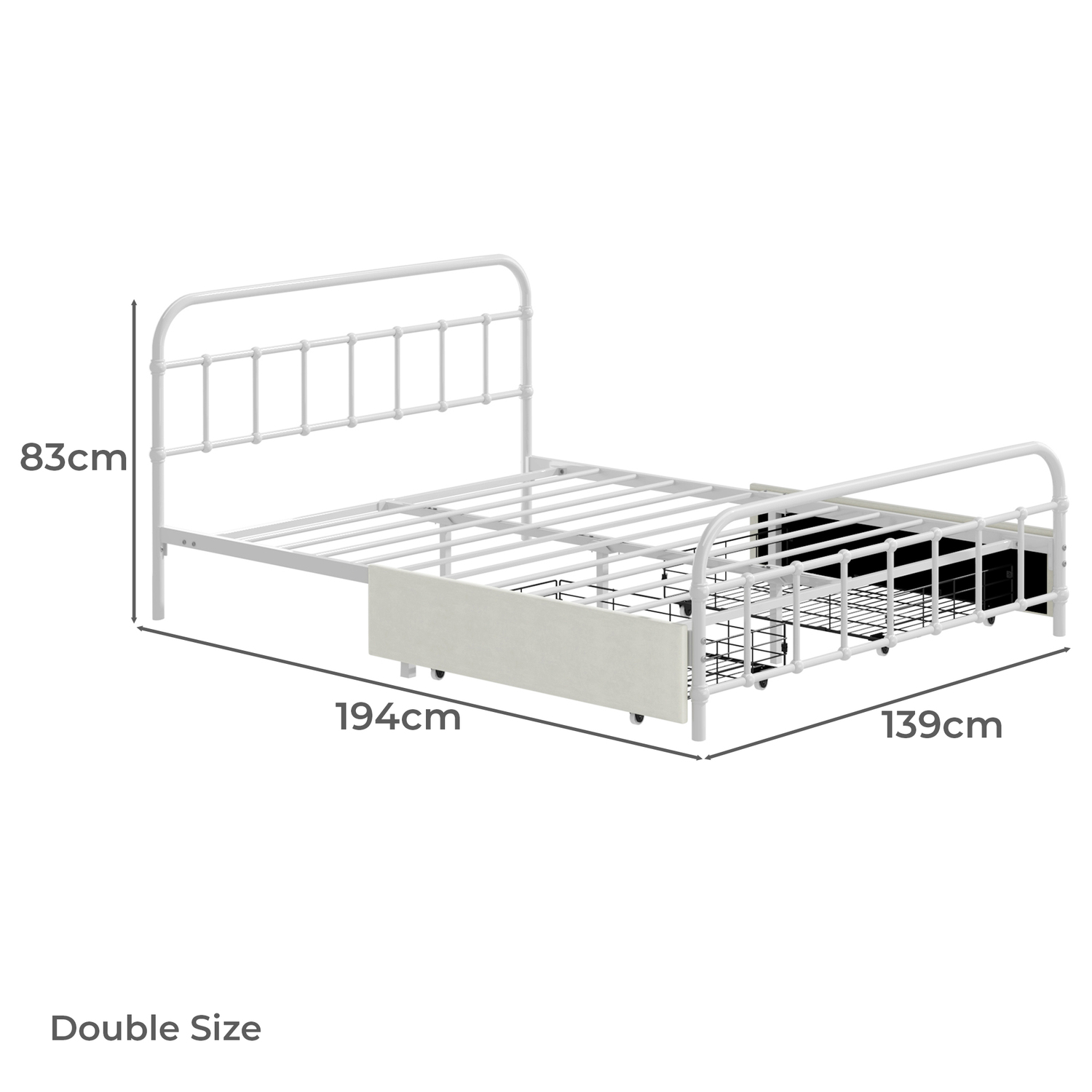 Caelum Bed Frame with Drawers